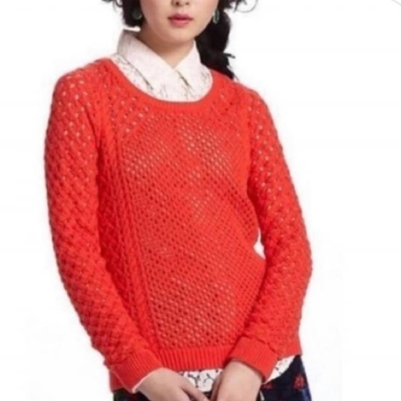 Anthropologie Moth Zipper back sweater S - Picture 2 of 8